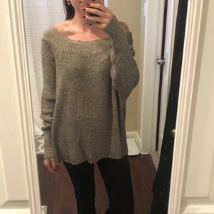 Free People Slouchy Grey Sweater